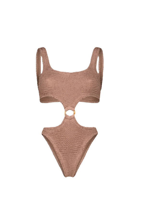 PARAMIDONNA Women Olivia Rose Beige Trikini One-Piece Swimsuit