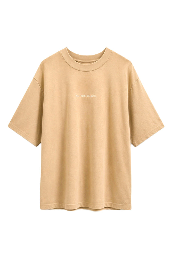 DUBAI BEACH BOYS Men Oversized Cotton T-Shirt On The Beach - Porsche Design