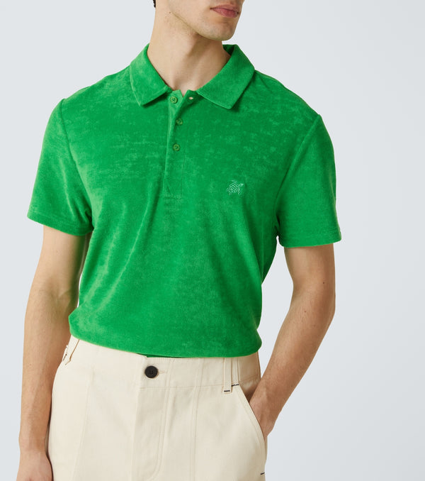 VILEBREQUIN Men Terry Polo Shirt Solid
