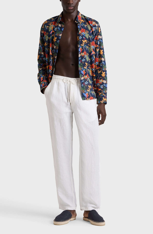 VILEBREQUIN Men Linen Pants Solid