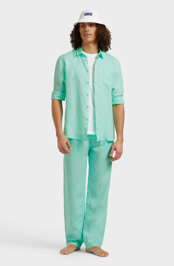 VILEBREQUIN Men Linen Comfort Pants Solid