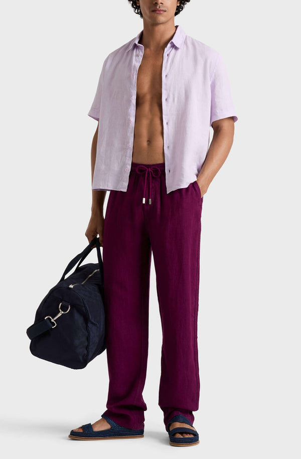 VILEBREQUIN Men Linen Comfort Pants Solid
