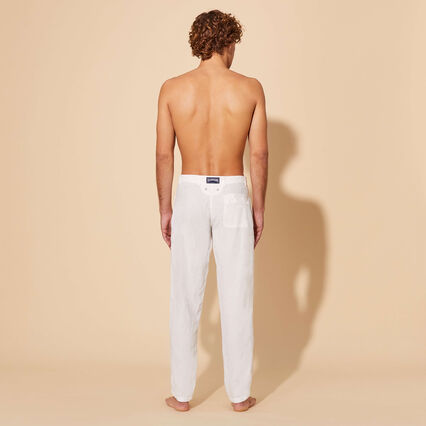 VILEBREQUIN Men Straight Linen Pants Solid