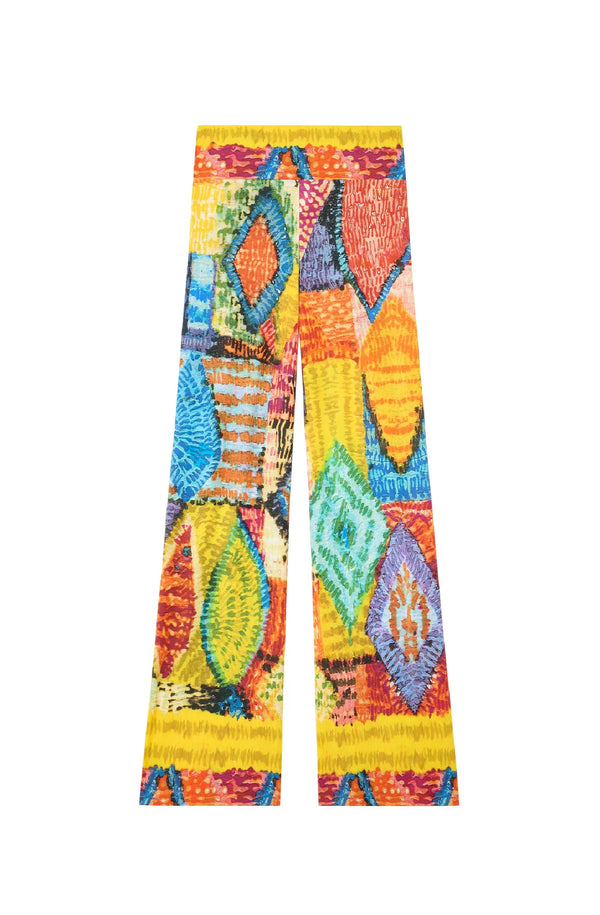 PAIN de SUCRE Women Patie Holi Printed Flowy Trousers