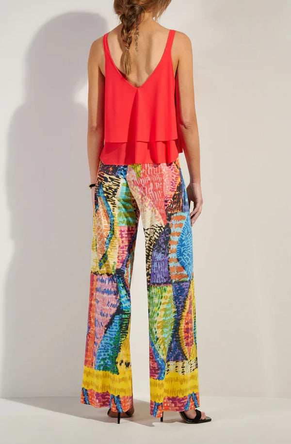 PAIN de SUCRE Women Patie Holi Printed Flowy Trousers