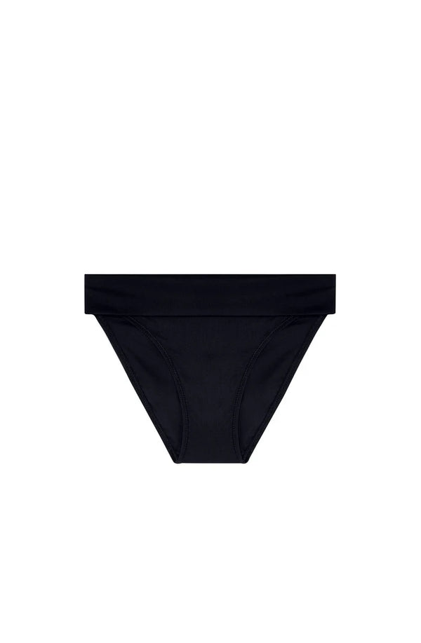 PAIN de SUCRE Women Donia Triangle Top and Tobago High-Waisted Black Bikini Bottom