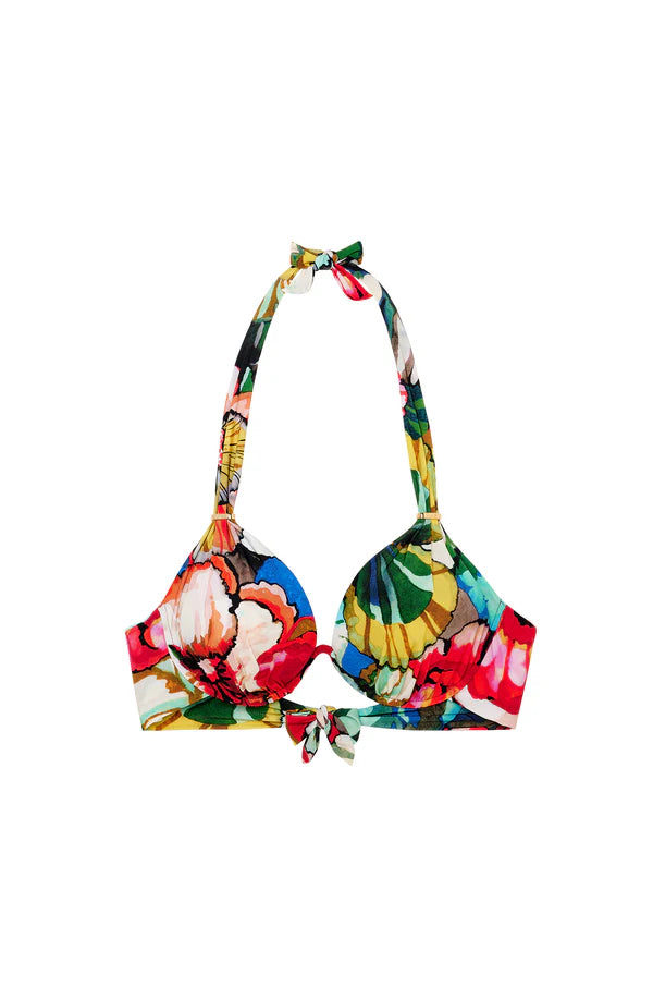 PAIN de SUCRE Women Fabia Mono Underwired Top and Diva Flowers with Ties Bikini Bottom