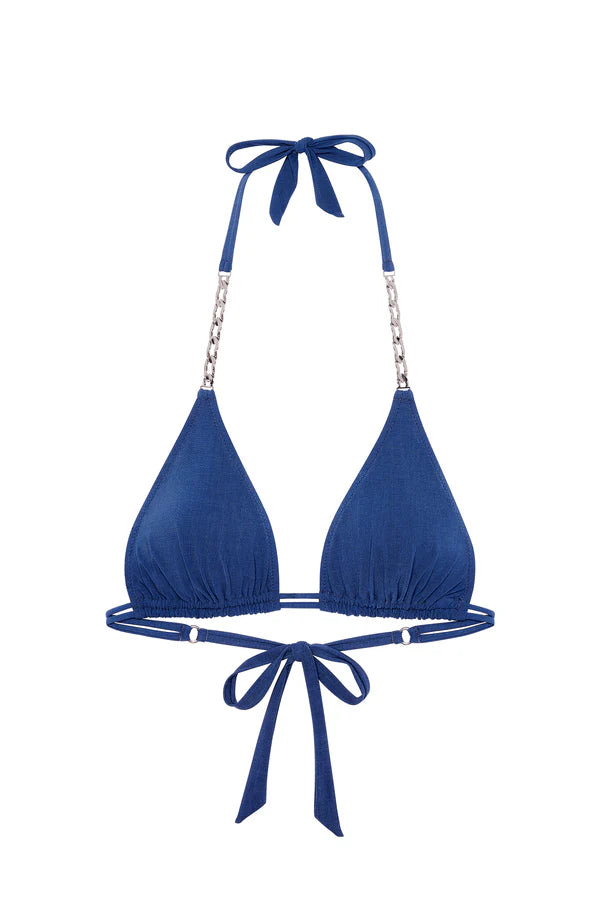 PAIN de SUCRE Women Sevia Triangle Top and Milo Low-cut Bikini Bottom