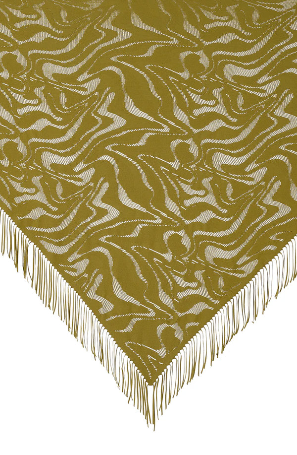 PAIN de SUCRE Women Trudy Bronze Lace Fringed Pareo