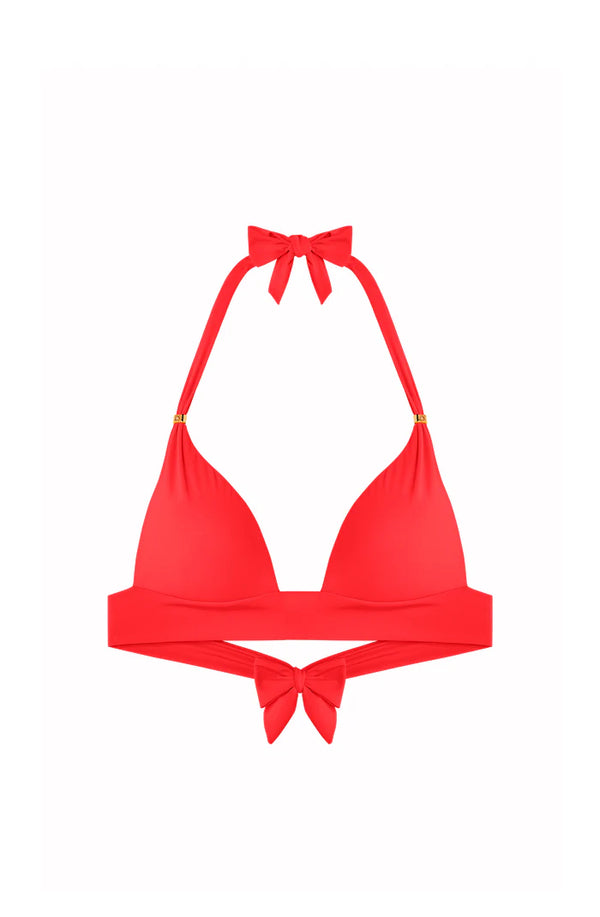 PAIN de SUCRE Women Diva Push-Up Top and Diva Currant Knotted Bikini Bottom