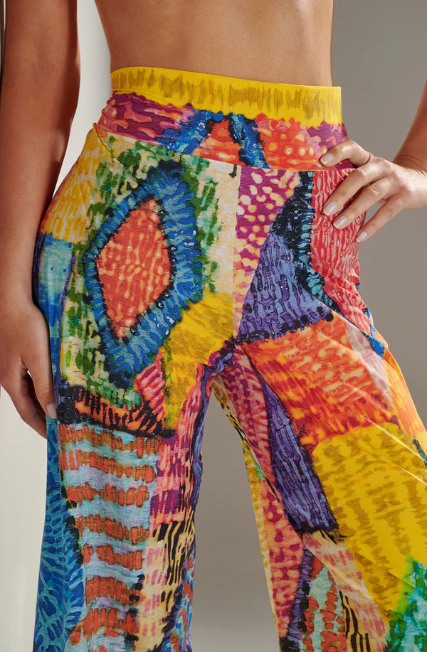 PAIN de SUCRE Women Patie Holi Printed Flowy Trousers