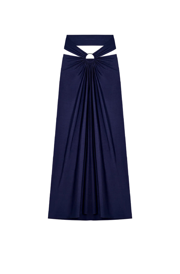 PAIN de SUCRE Women Petra Navy Multi-Position Sarong Skirt