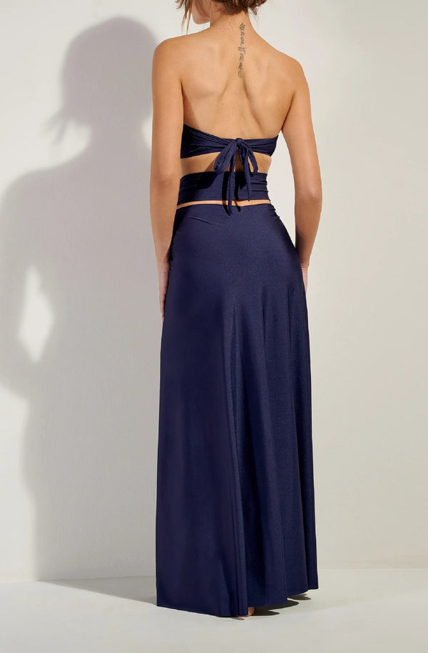 PAIN de SUCRE Women Petra Navy Multi-Position Sarong Skirt