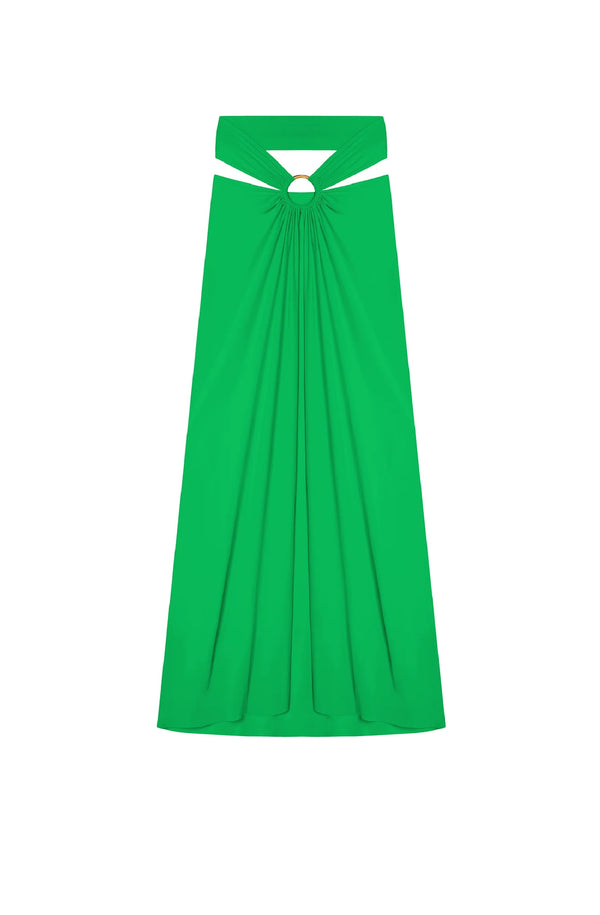 PAIN de SUCRE Women Petra Apple Green Multi-Position Sarong Skirt