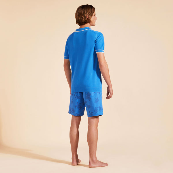 VILEBREQUIN Men Knit Cotton Polo Solid