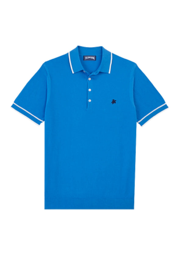 VILEBREQUIN Men Knit Cotton Polo Solid