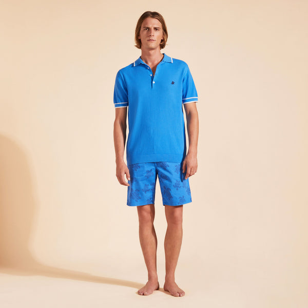 VILEBREQUIN Men Knit Cotton Polo Solid