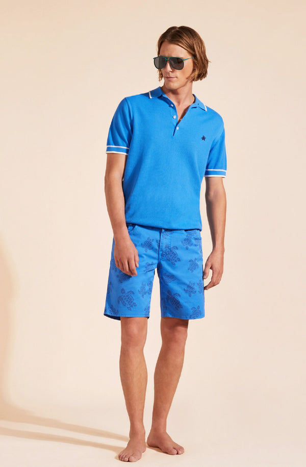 VILEBREQUIN Men Knit Cotton Polo Solid