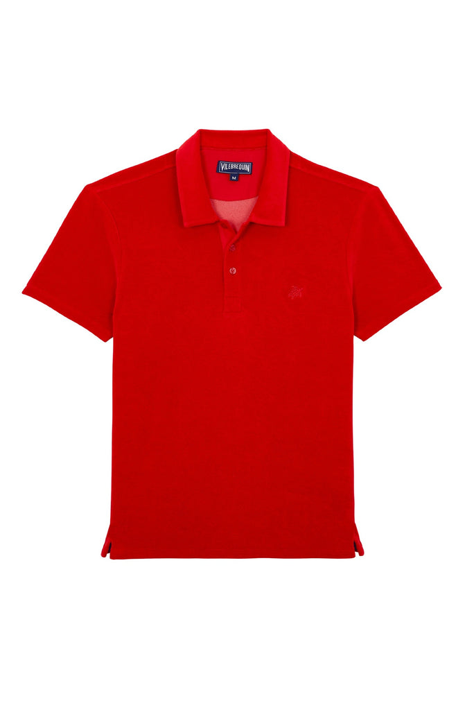 VILEBREQUIN Men Terry Polo Shirt Solid
