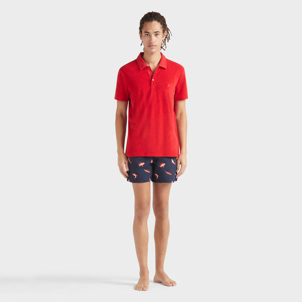 VILEBREQUIN Men Terry Polo Shirt Solid