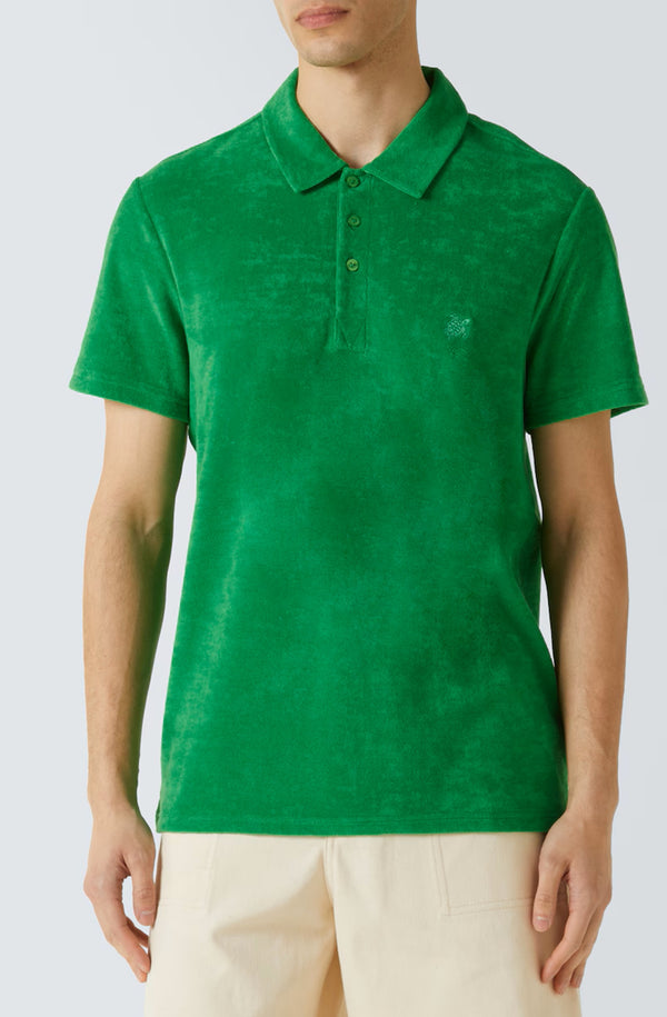 VILEBREQUIN Men Terry Polo Shirt Solid