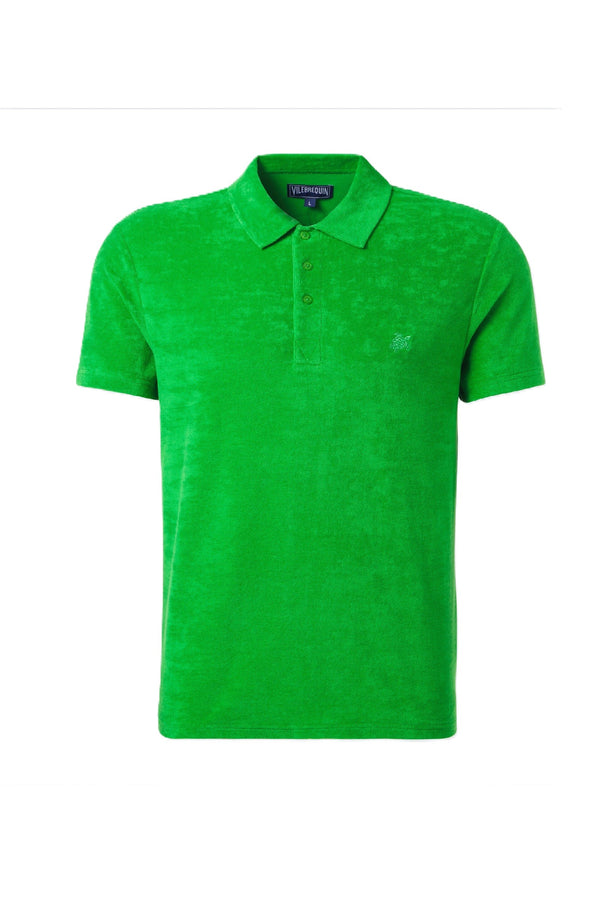 VILEBREQUIN Men Terry Polo Shirt Solid