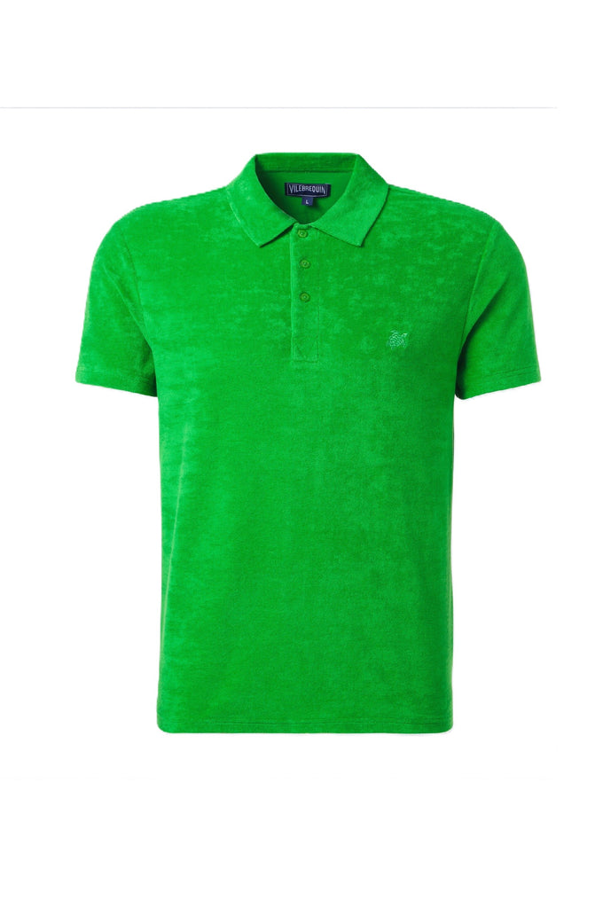 VILEBREQUIN Men Terry Polo Shirt Solid
