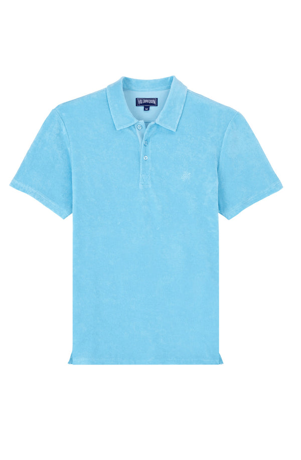 VILEBREQUIN Men Terry Polo Shirt Solid