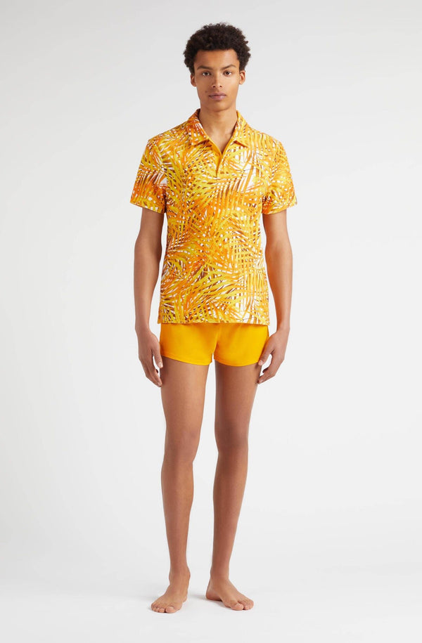 VILEBREQUIN Men Terry Polo Palm Leaves