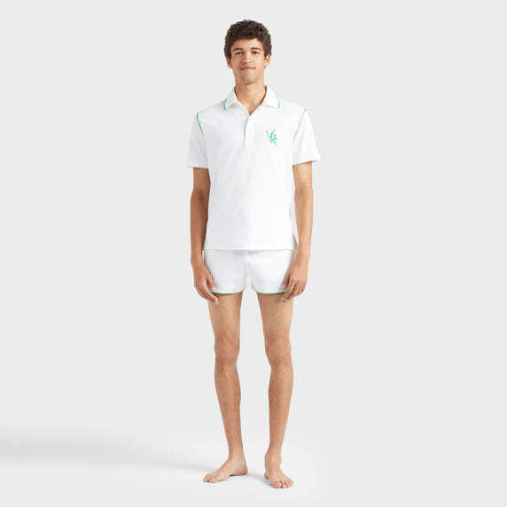 VILEBREQUIN Men Pique Cotton Polo VBQ Line