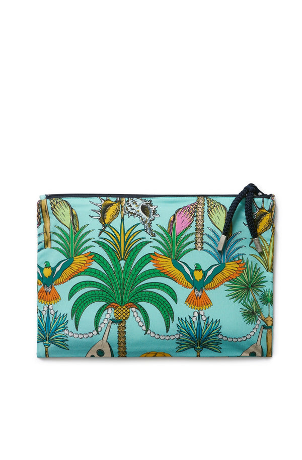 VILEBREQUIN Zipped Linen Beach Pouch - Vilebrequin x St. Regis Red Sea