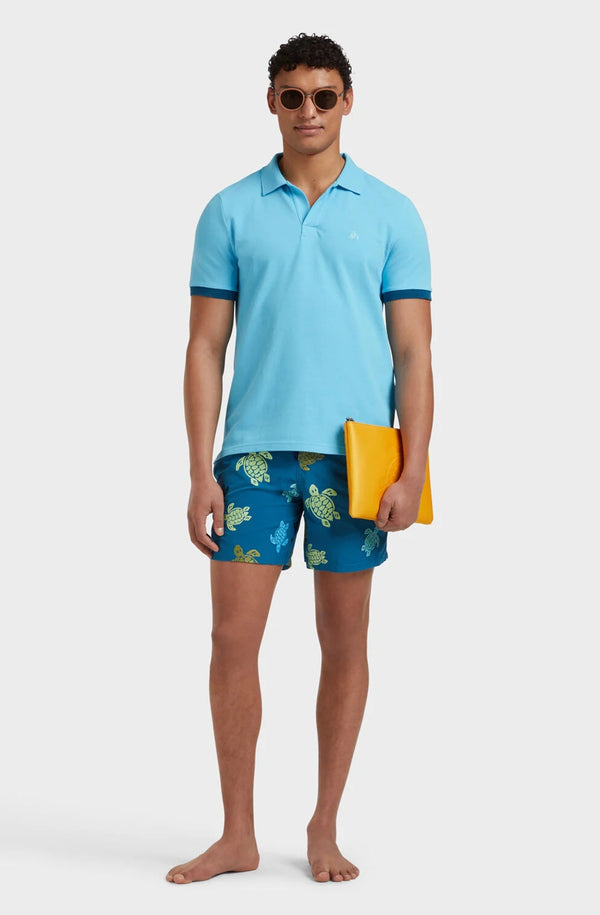 VILEBREQUIN Men Organic Cotton Pique Polo Shirt Solid