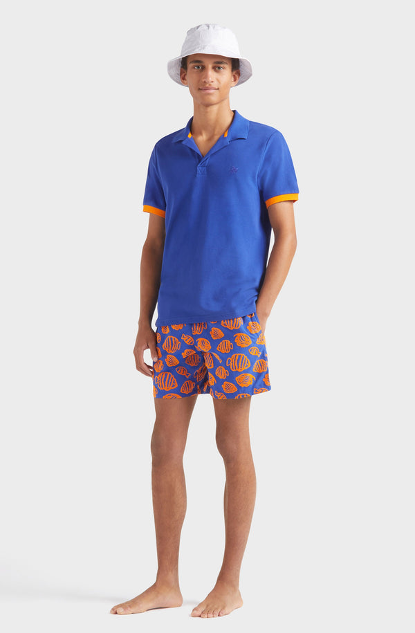 VILEBREQUIN Men Organic Cotton Pique Polo Shirt Solid