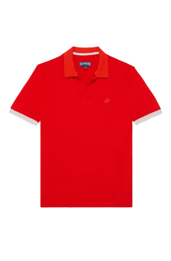 VILEBREQUIN Men Organic Cotton Pique Polo Shirt Solid