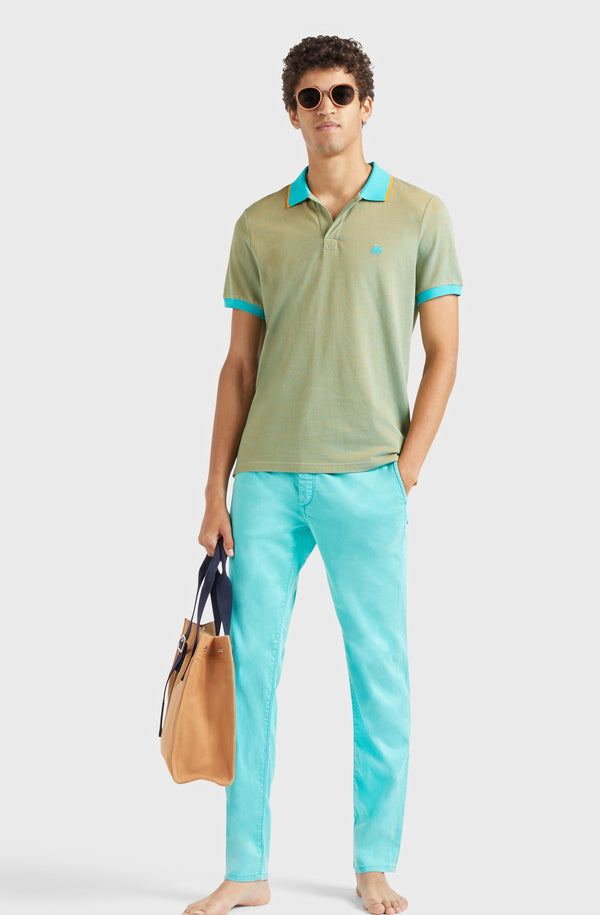 VILEBREQUIN Men Organic Cotton Polo Shirt Solid