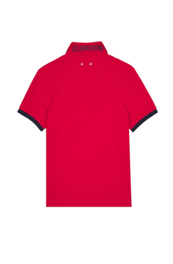 VILEBREQUIN Men Cotton Pique Polo Shirt Solid