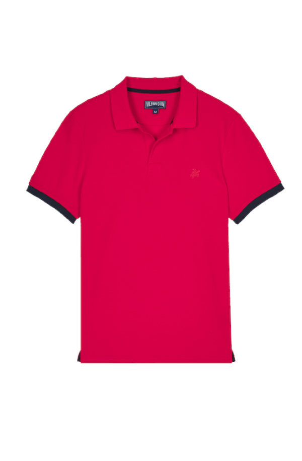 VILEBREQUIN Men Cotton Pique Polo Shirt Solid