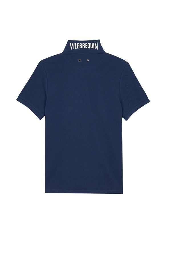 VILEBREQUIN Men Cotton Pique Polo Shirt Solid