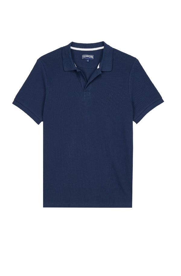 VILEBREQUIN Men Cotton Pique Polo Shirt Solid
