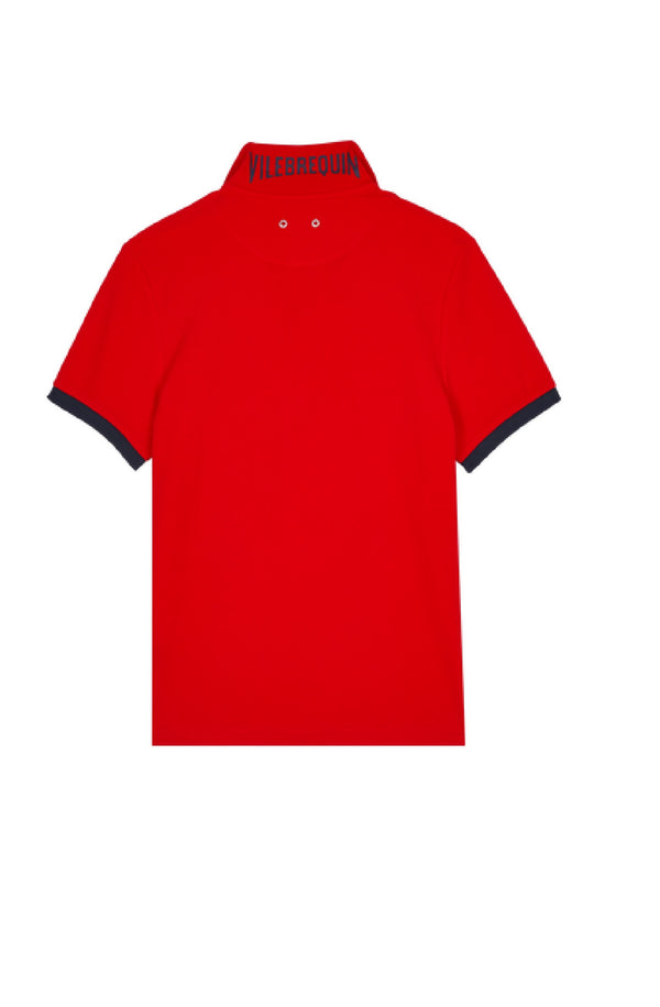 VILEBREQUIN Men Cotton Pique Polo Shirt Solid