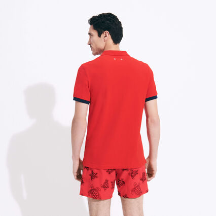 VILEBREQUIN Men Cotton Pique Polo Shirt Solid