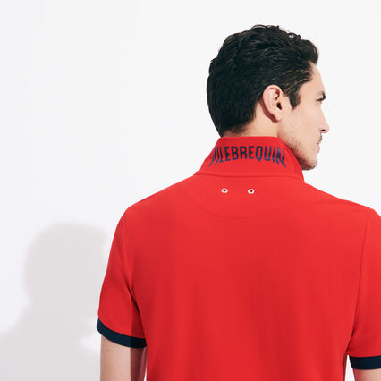 VILEBREQUIN Men Cotton Pique Polo Shirt Solid