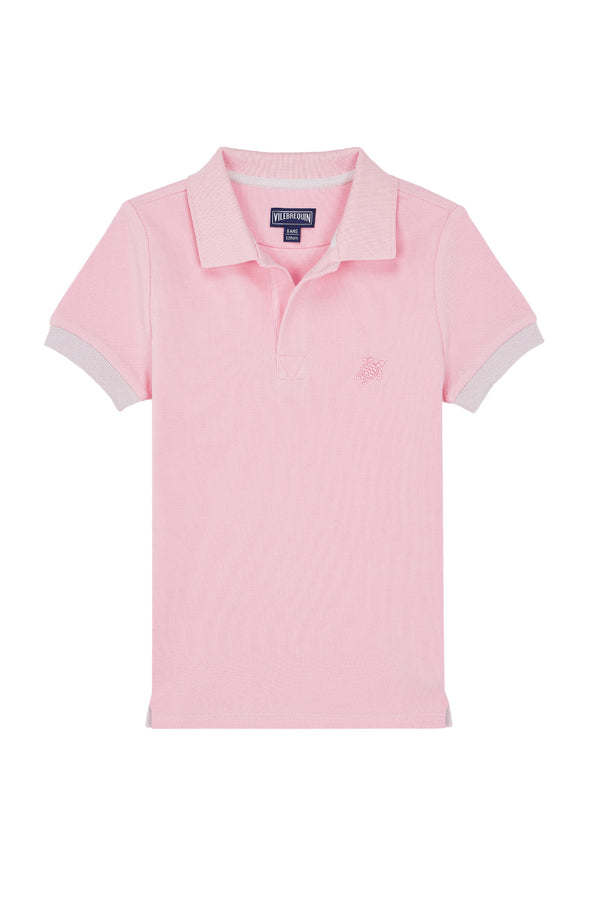 VILEBREQUIN Boys Cotton Pique Polo Shirt Solid