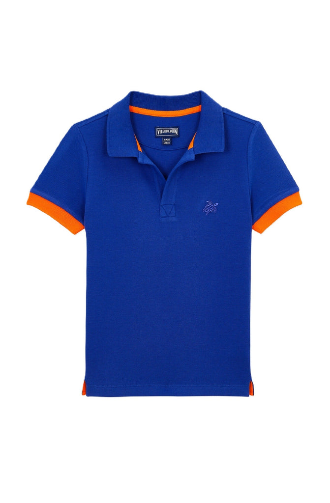 VILEBREQUIN Boys Organic Cotton Polo Solid