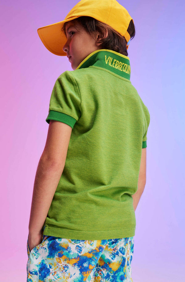 VILEBREQUIN Boys Cotton Changing Polo Solid
