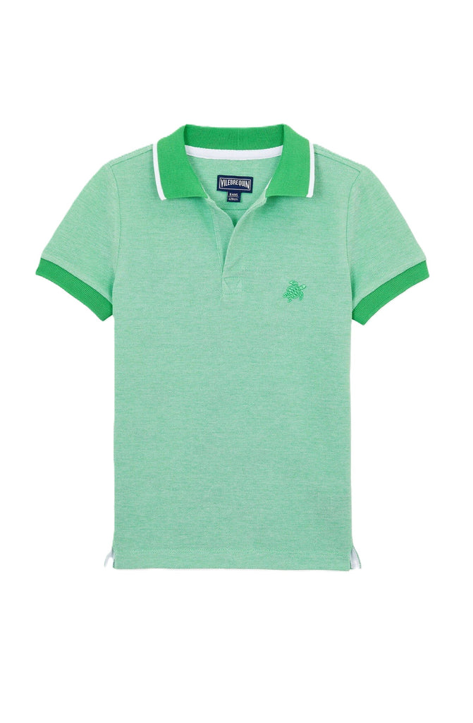 VILEBREQUIN Boys Organic Cotton Polo Solid