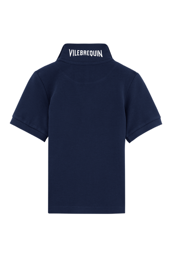 VILEBREQUIN Boys Cotton Pique Polo Shirt Solid