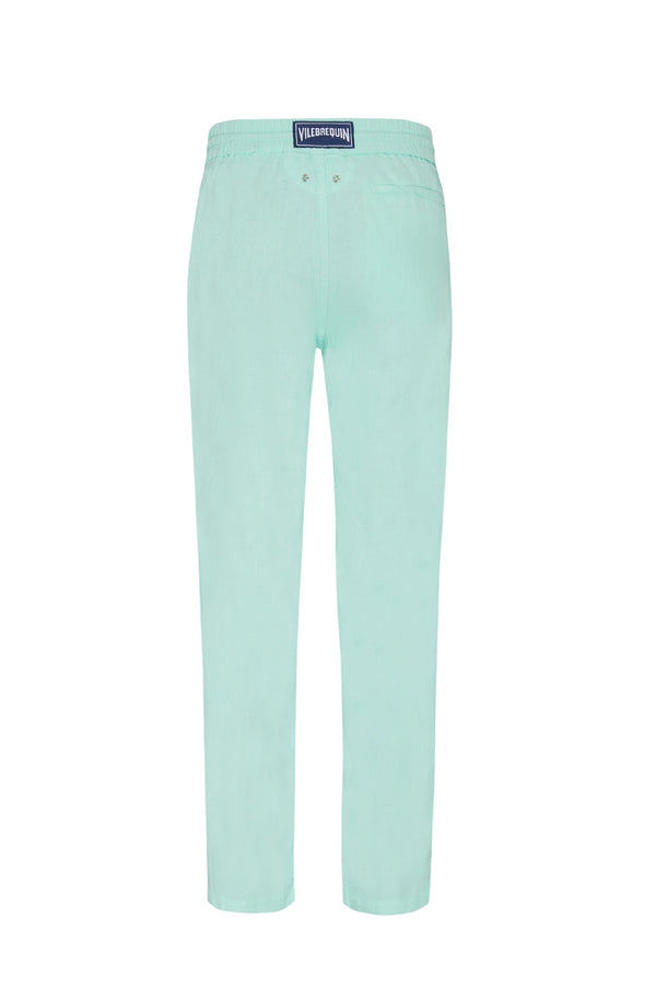 VILEBREQUIN Men Linen Pants Regular Fit Solid