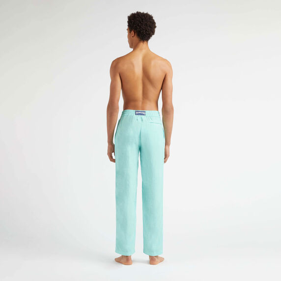 VILEBREQUIN Men Linen Pants Regular Fit Solid