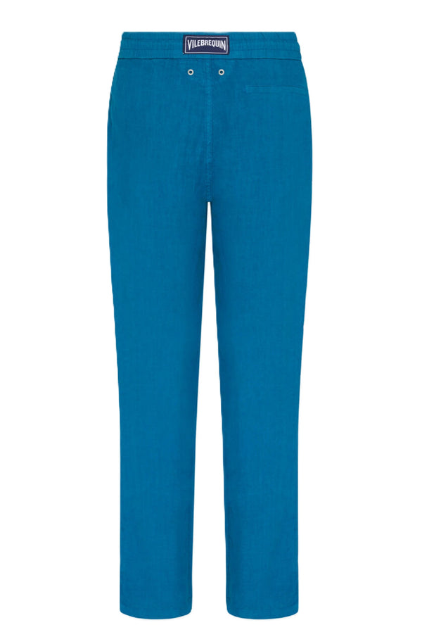 VILEBREQUIN Men Linen Pants Regular Fit Solid